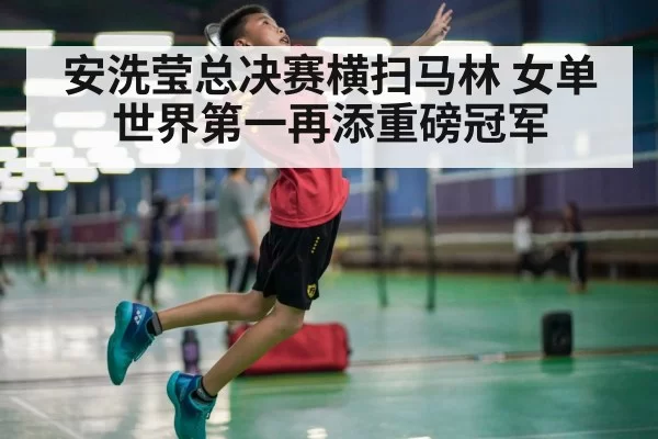 安洗莹总决赛横扫马林 女单世界第一再添重磅冠军